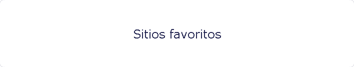 Sitios favoritos